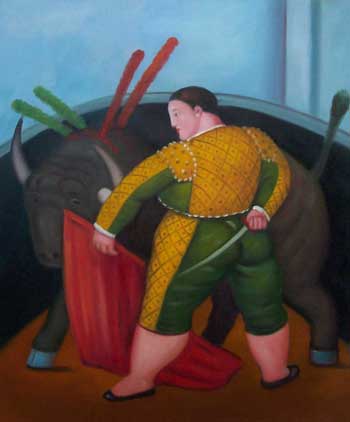Vendita falso d'autore Il matador di Fernando Botero