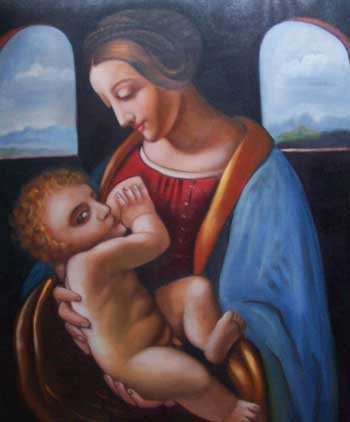store falso d'autore Madonna litta di Leonardo Da Vinci