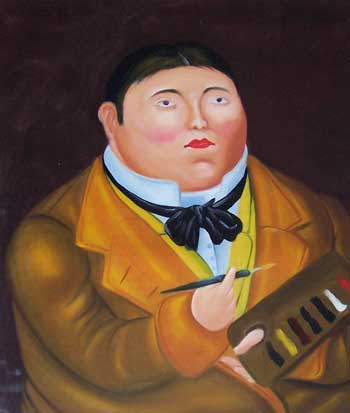 Vendita falso d'autore Monsieur Ingres di Fernando Botero
