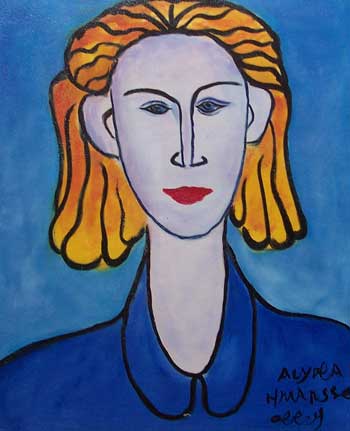Vendita falso d'autore Young woman di Henri Matisse