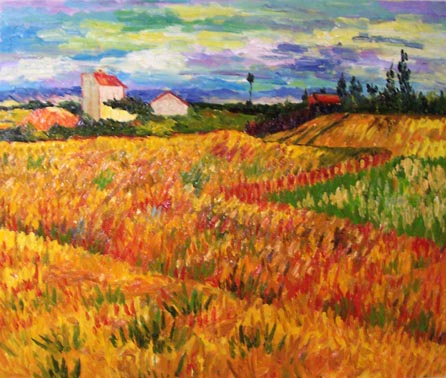 Vendita falso d'autore Grano di Vincent Van Gogh