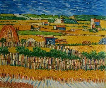 store falso d'autore Piana de la Crau di Vincent Van Gogh