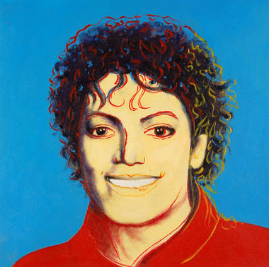 store falso d'autore M Jackson di Andy Warhol