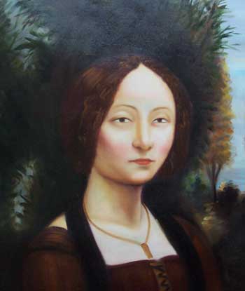 store falso d'autore Ginevra de Benci di Leonardo Da Vinci