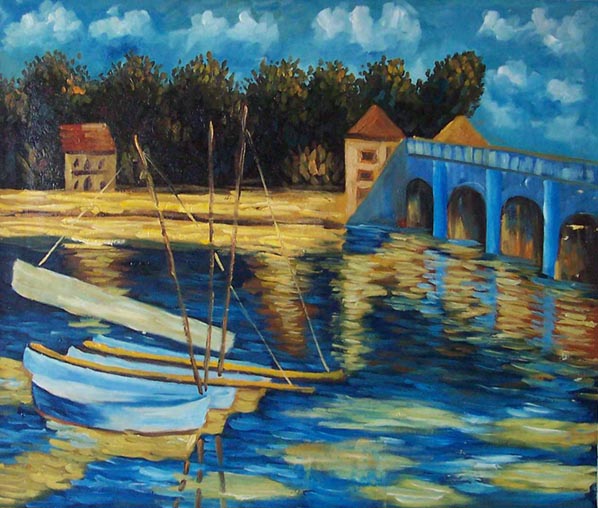 Vendita falso d'autore Barche di Pierre-Auguste Renoir