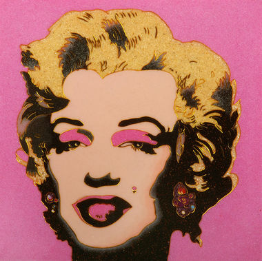 Vendita falso d'autore WARHOL   Marylin su Rosa di Pannelli