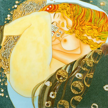 Vendita falso d'autore KLIMT  Danae di Pannelli