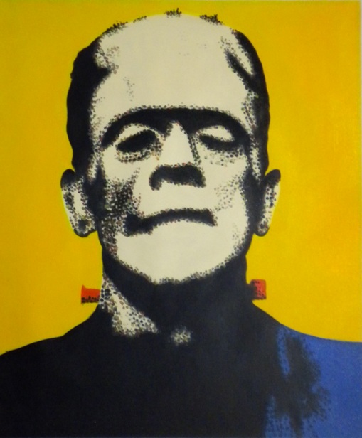 Vendita falso d'autore Boris Karloff - Frankenstein ALTA QUALITA' di Warhol