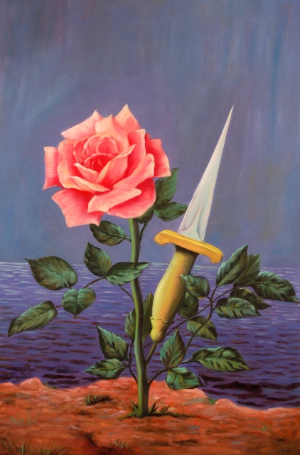 store falso d'autore le Coup au Couer 90x60 cm di Magritte