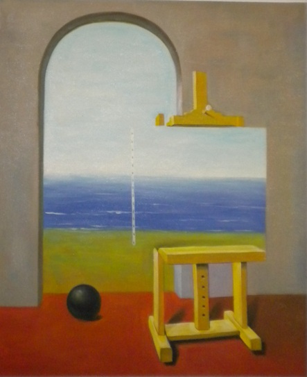 store falso d'autore La condicci�n humana di Rene Magritte