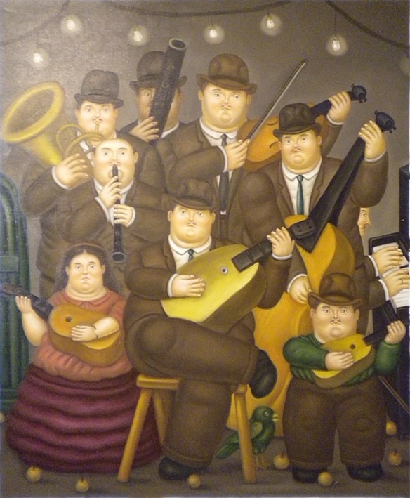 store falso d'autore Musicisti di Fernando Botero