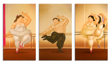 Vendita falso d'autore Ballerini trittico di Fernando Botero