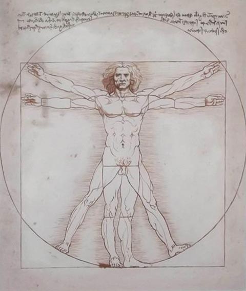 Poster del film canone di leonardo massima qualita' in vendita