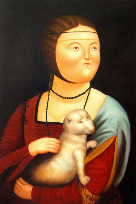 Poster del film dama con ermellino in vendita