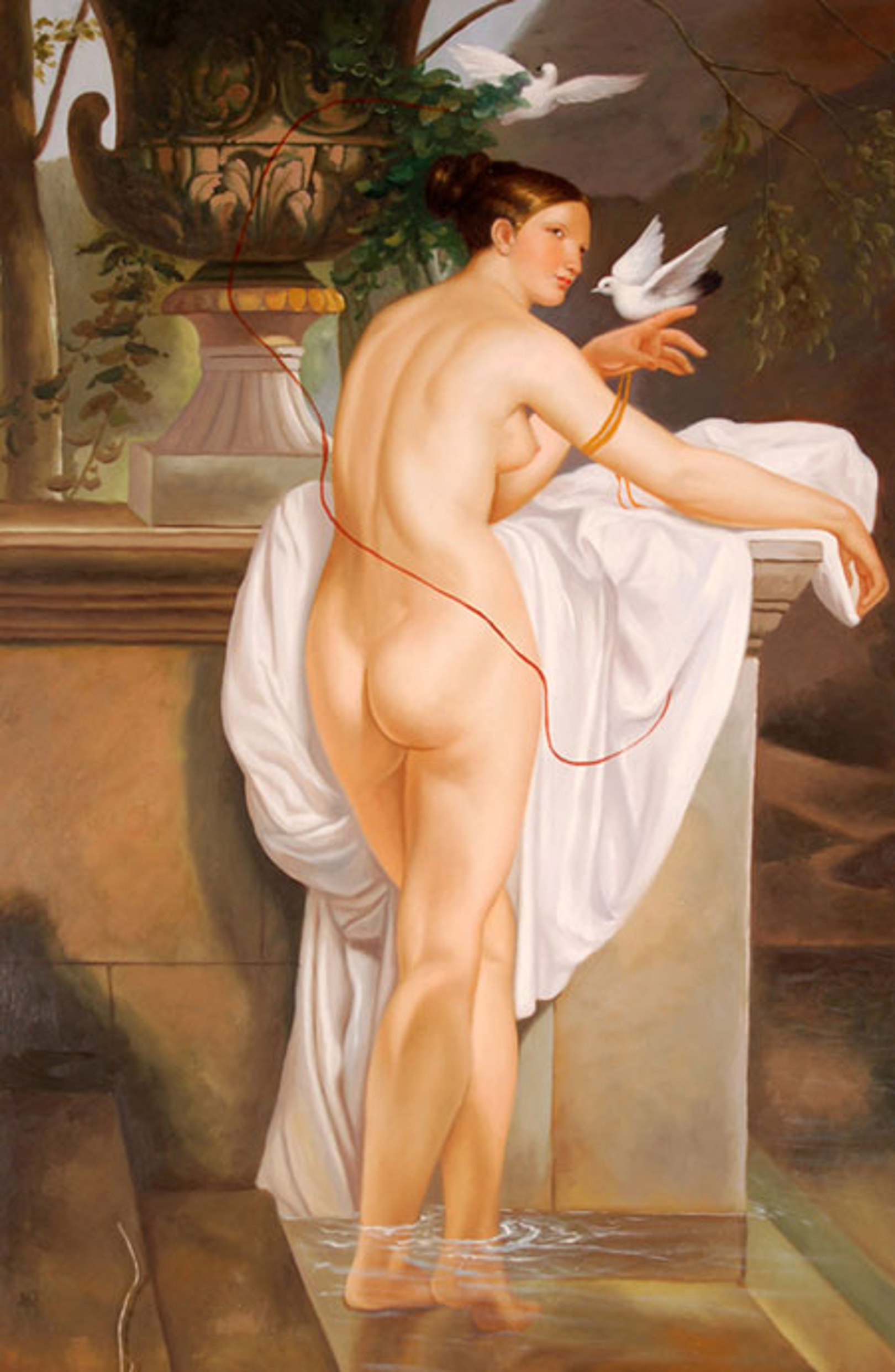 Venere con due colombe