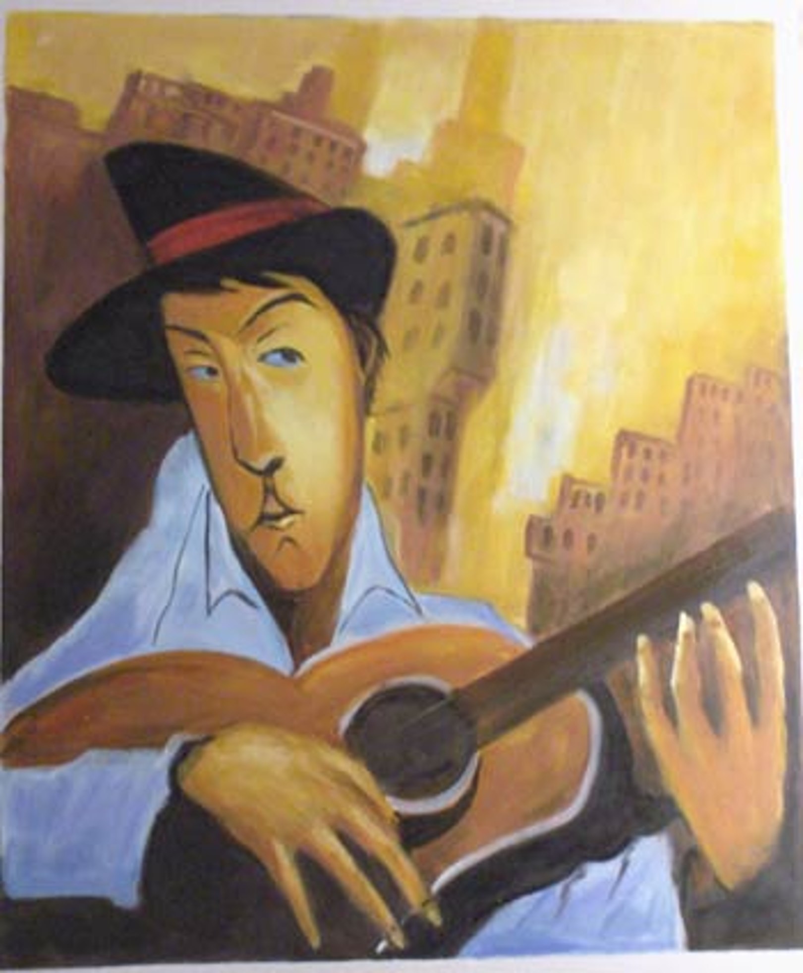 Uomo con chitarra