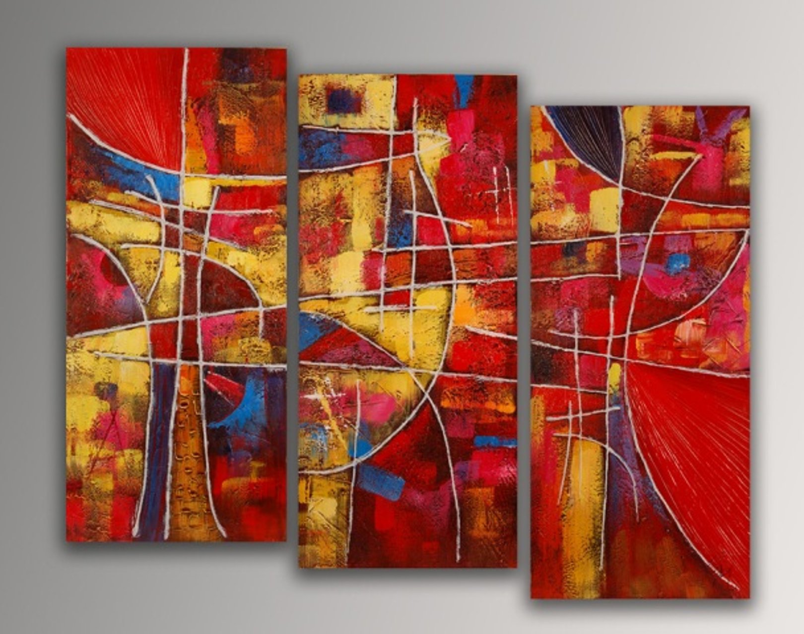 Quadri Moderni Antirumore Pannelli Acustici B&D Quadri Acustici Mappamondo 3 Pezzi - Pannelli Fonoassorbenti Decorativi Per Parete Pannello Fonoassorbente Decorativo Stampa Artistica Su Tela