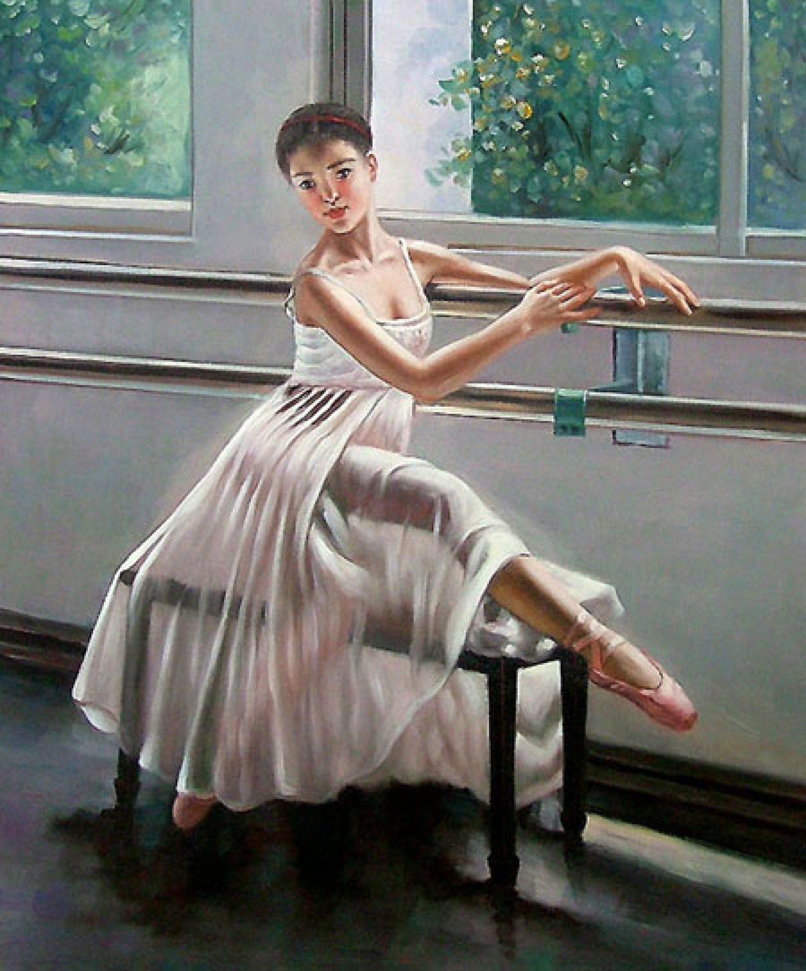 Ballerina in posa