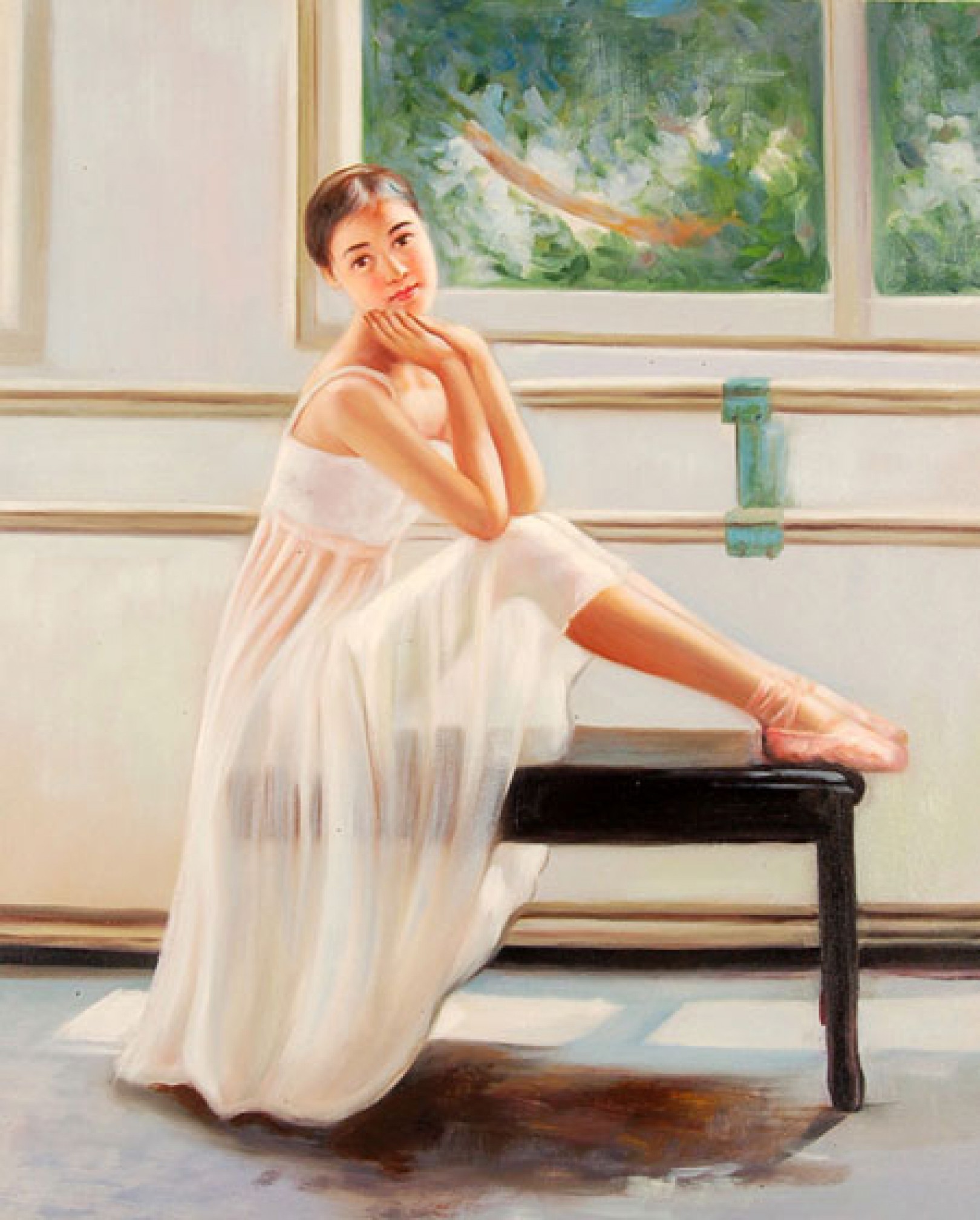 Posa di una ballerina