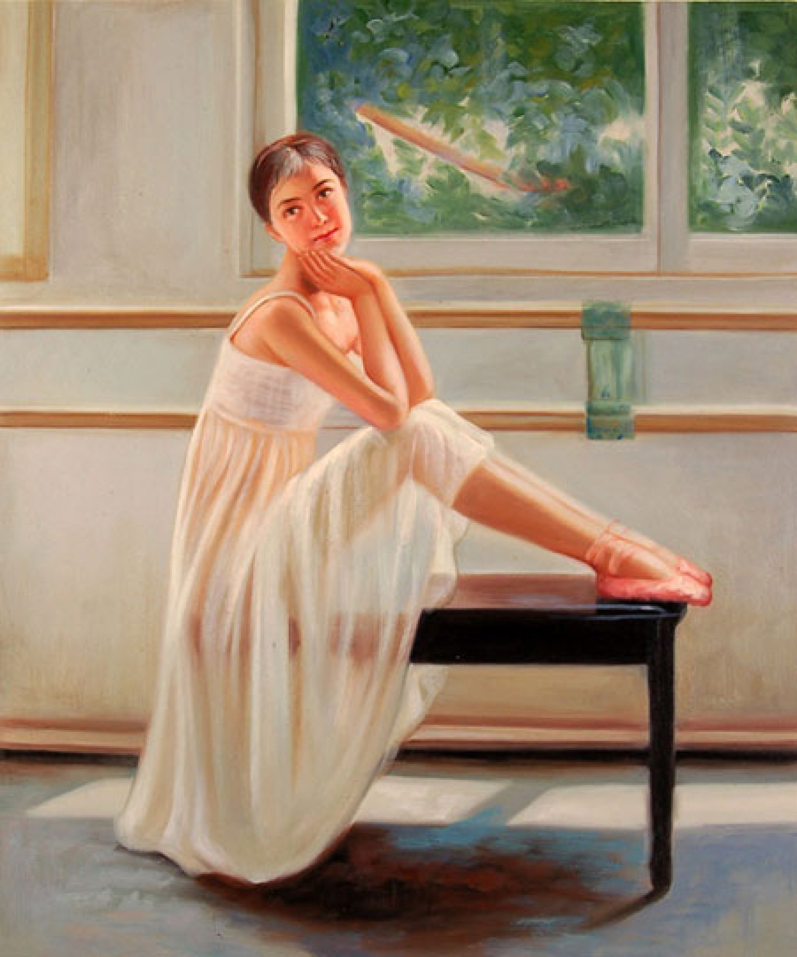 Posa di una ballerina