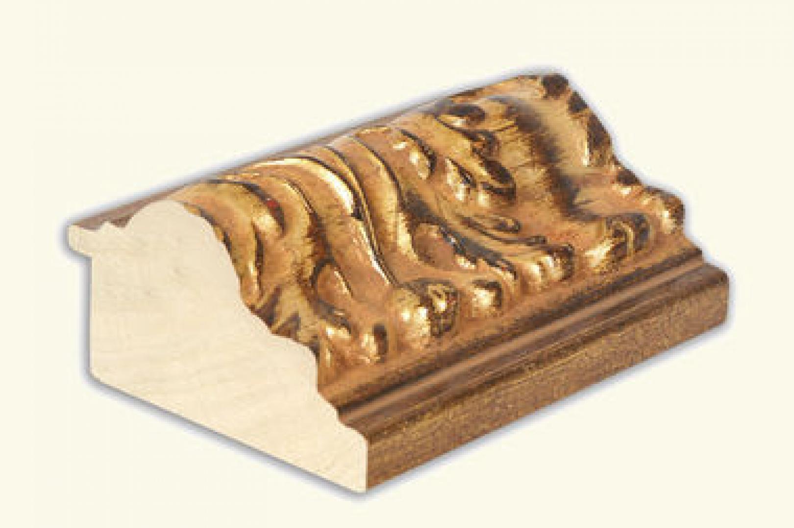 Dea + cornice classica Barocca Foglia oro