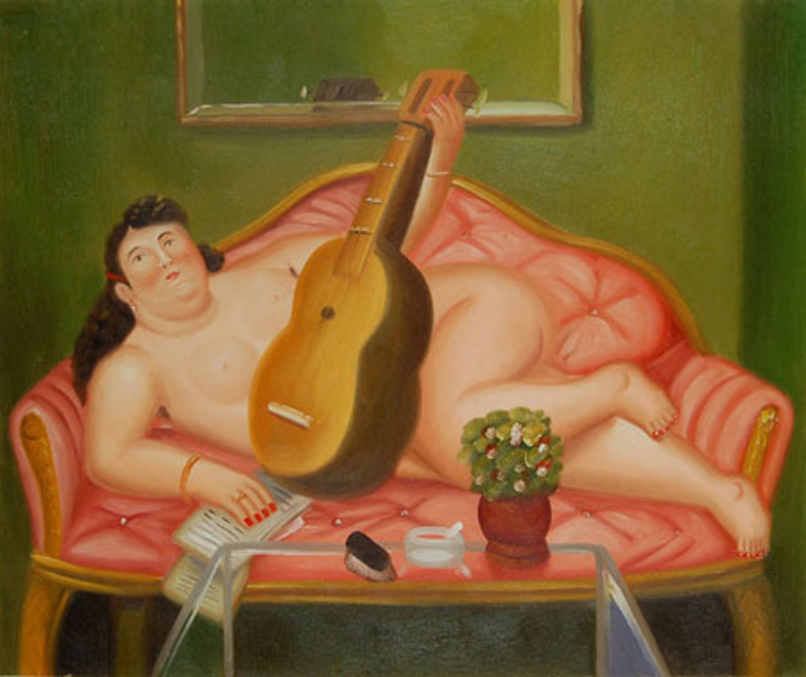 Donna con chitarra
