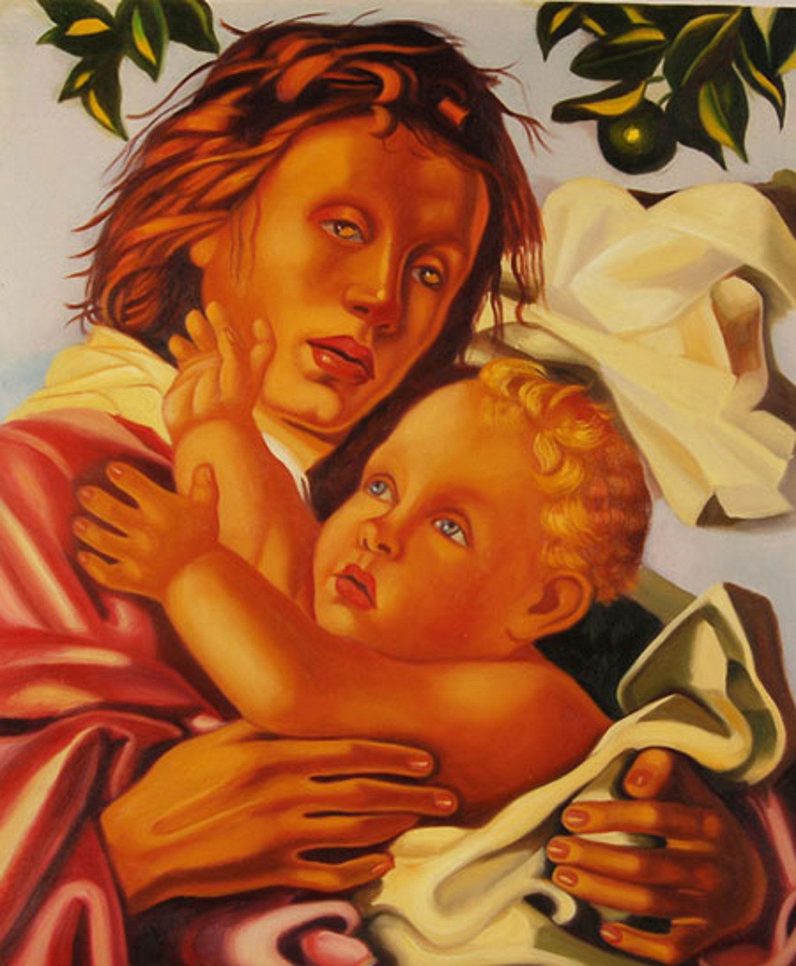 Madre con figlio