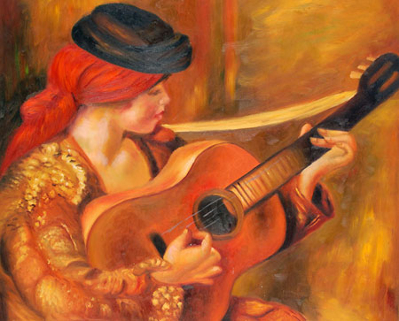 Ragazza con la chitarra