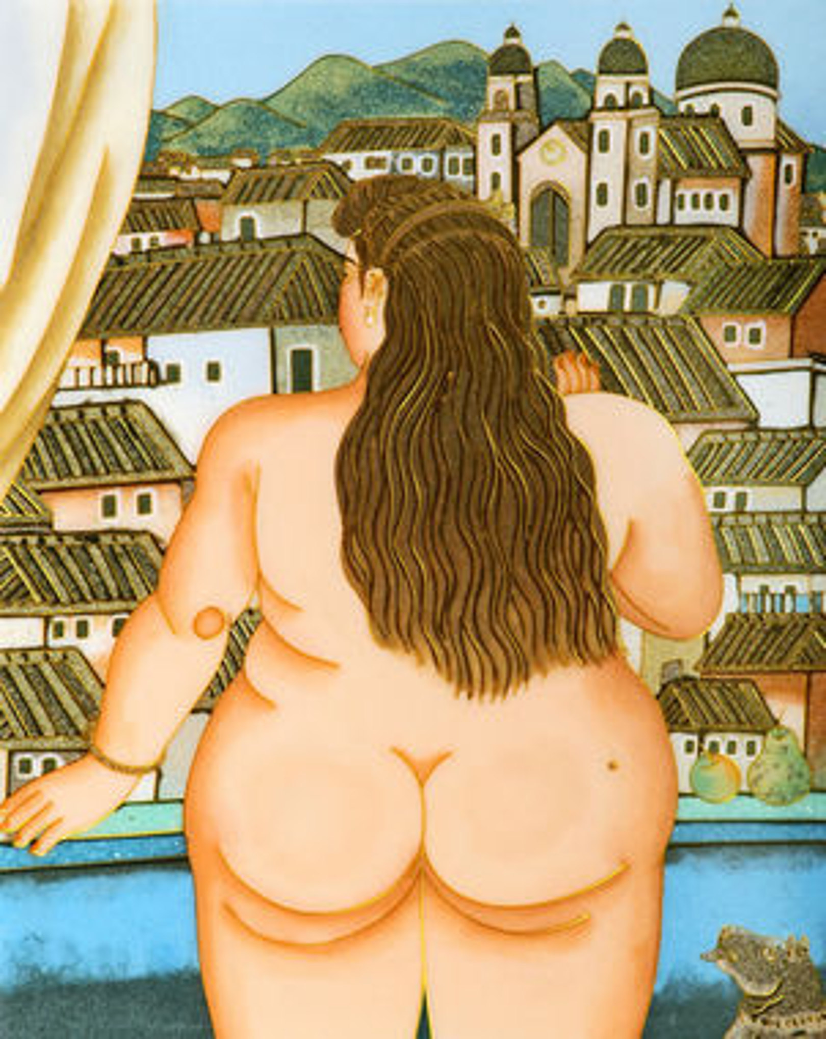 BOTERO Mujer en la Ventana