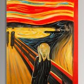 Munch urlo 60x50x2 cm