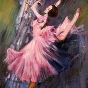 Ballerina in rosa