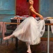 Ballerina alla sbarra