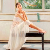 Posa di una ballerina