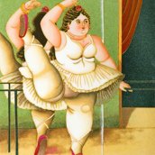 BOTERO La Bailarina 45x36 cm