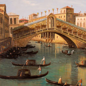 Ponte di Rialto -particular Alta qualità