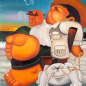 Tramonto in spiaggia