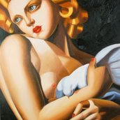 Donna con la colomba