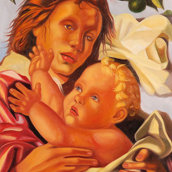 Madre con figlio