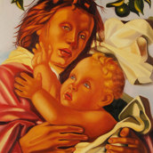 Madre con figlio