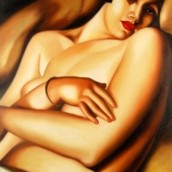 nudo seduto