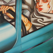Autoritratto con Bugatti