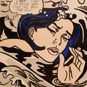 Drowning girl