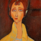 Donna con giubbetto bianco
