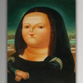 Botero Monnalisa 50x40x2 cm