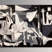 Guernica con telaio estetico