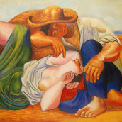 contadini alla siesta