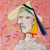 Donna con cappello