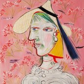 Donna con cappello