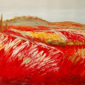 Il paesaggio toscano 50x150cm