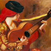 Ragazza con la chitarra